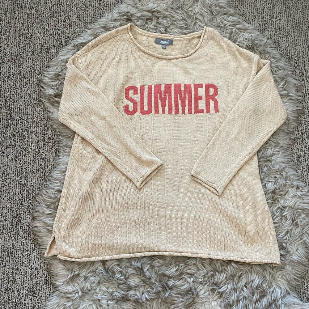 Marled “Summer” Sweater EUC